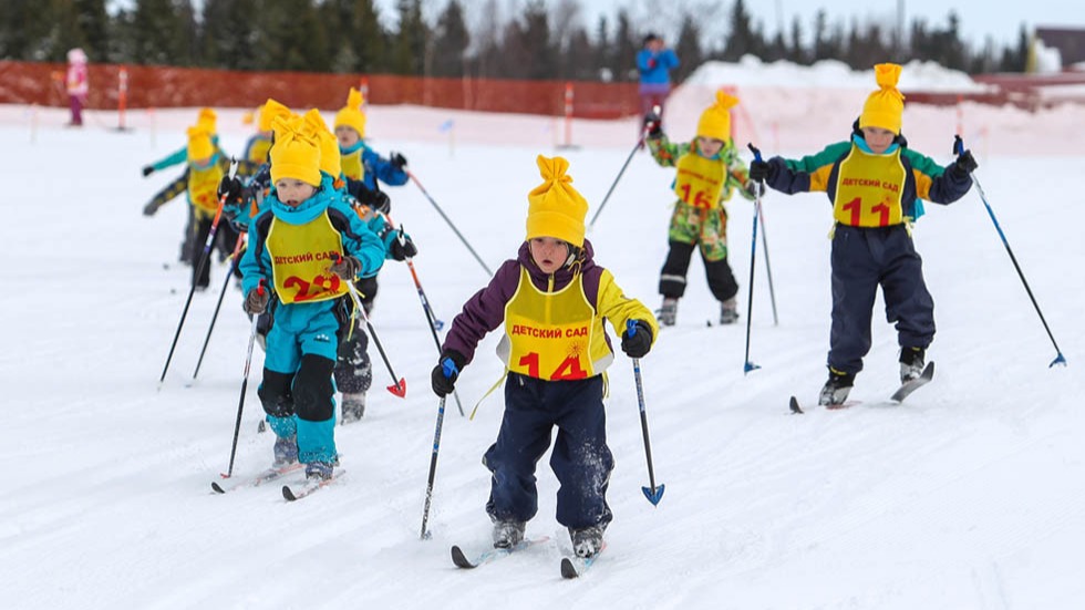 Изменилось время начала соревнований по лыжным гонкам среди дошкольников 